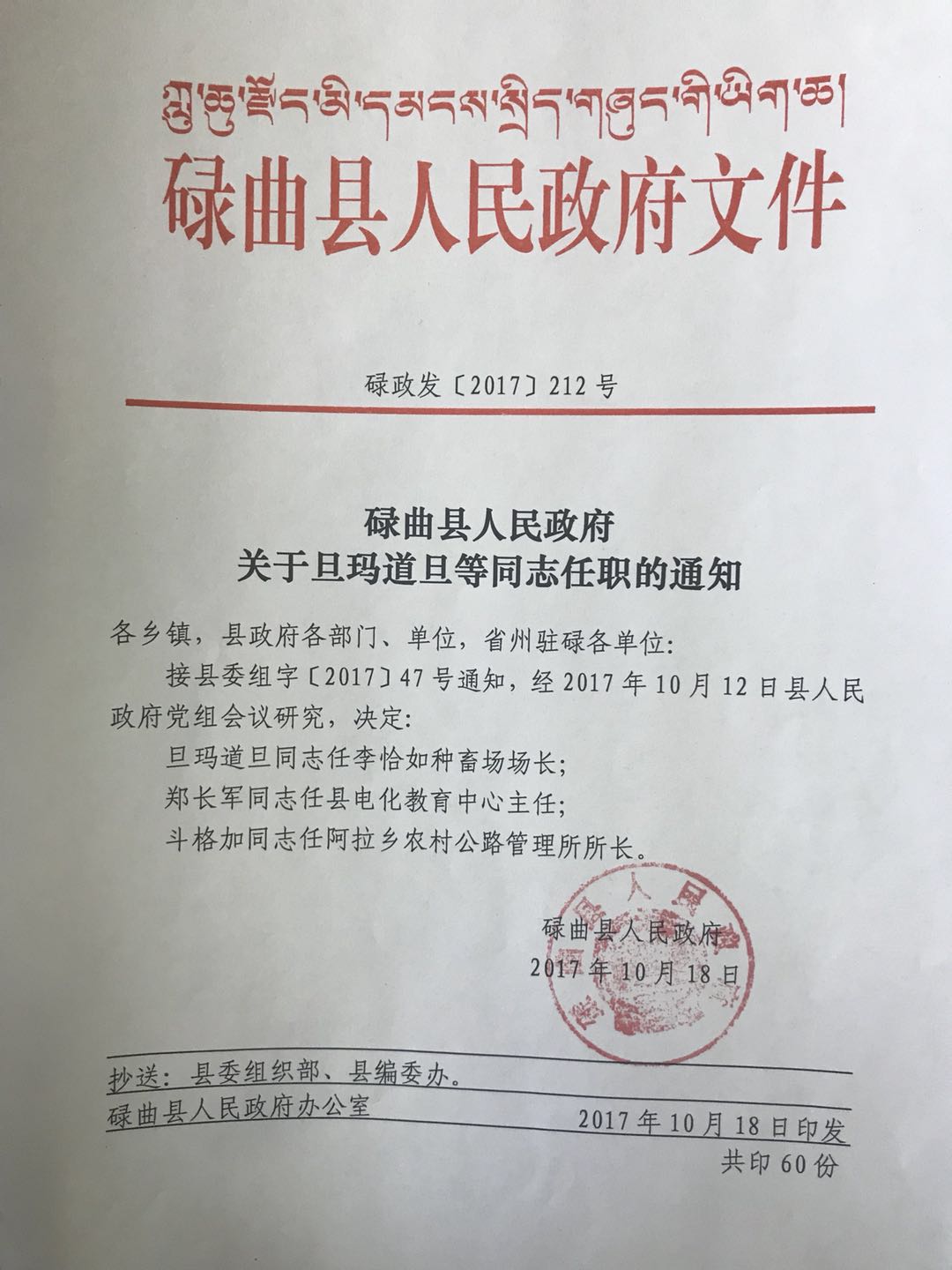 左贡县人民政府办公室人事任命，未来领导团队建设的重要里程碑